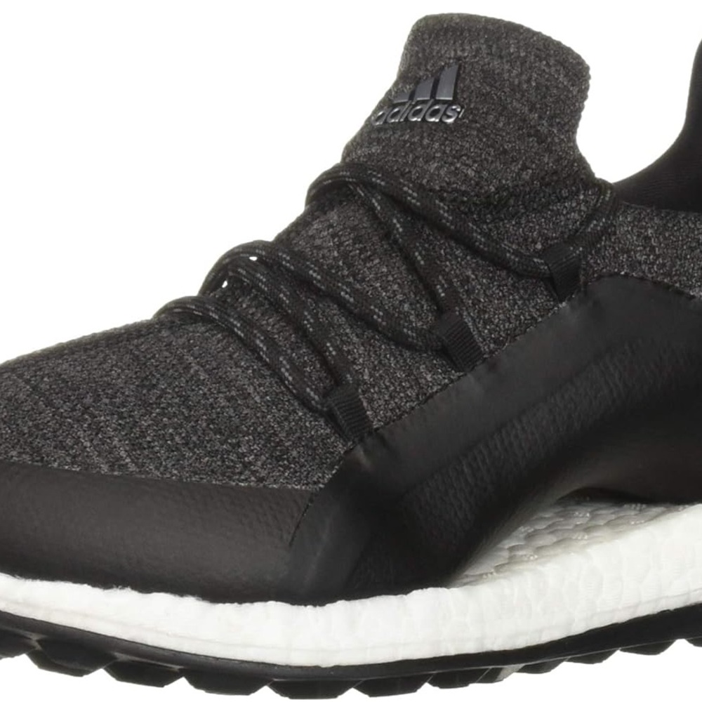 Adidas Black and White PureBoost Golf